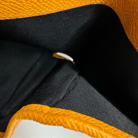 Salvatore Ferragamo Gancini Wallet in Mustard Yellow! - Picture 11 of 15